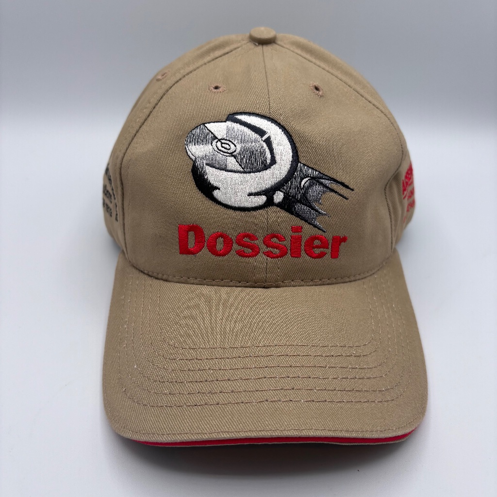 Dossier Systems Fleet Maintenance Solutions Beige Embroidered Brand Promo Hat
